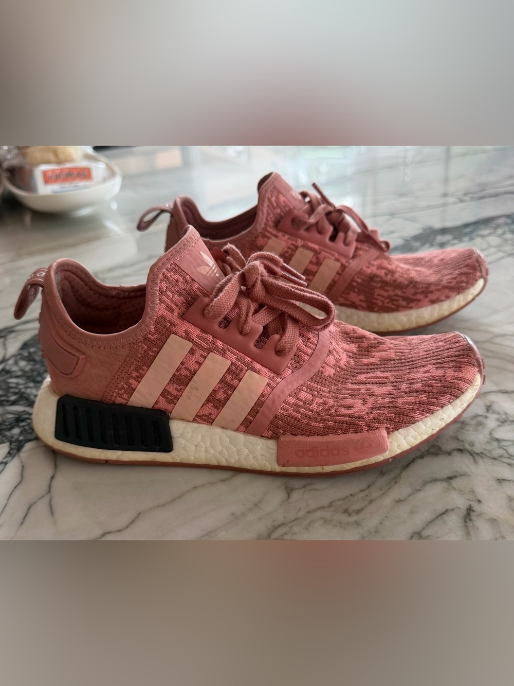 adidas Pink Knit NMD R1 Sneakers